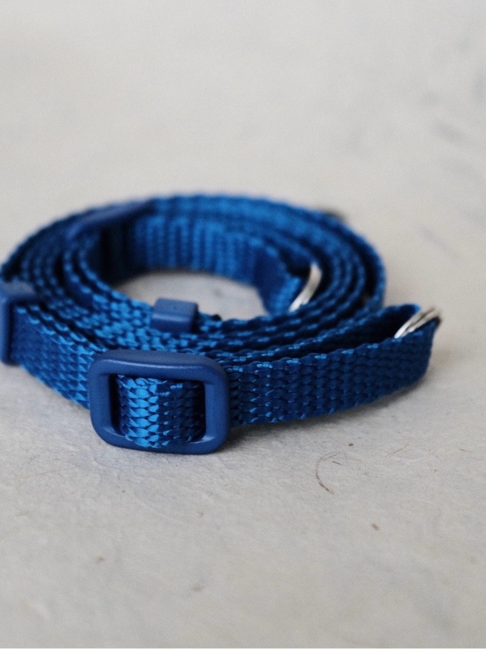 Camera Strap Blue Handmade Adjustable Strong Woven